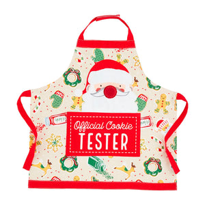 Light Up Santa Kids Apron - Mud Pie