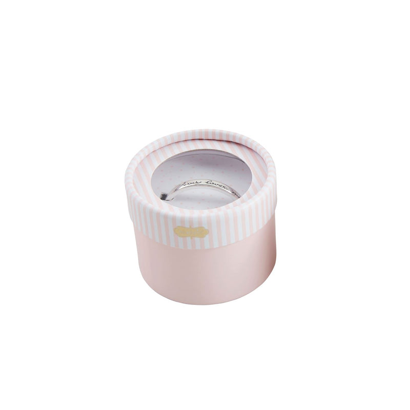 Silver Jesus Loves Me Cuff Bracelet - Mud Pie