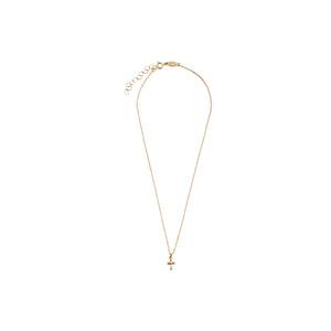 Gold Boxed Cross Necklace - Mud Pie