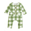 Green Checkered One Piece Outfit - Mud Pie