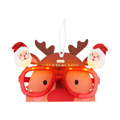 Light Up Holiday Kid Glasses - Mud Pie