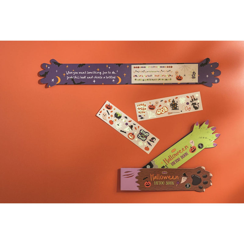 Glow-in-the-Dark Temporary Tattoo Book – 70+ Tattoos