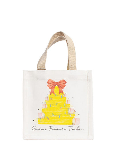 Santa's Favorite Teacher Tote