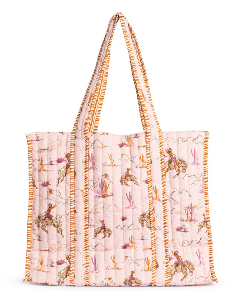 Howdy Hunny Quilted Tote