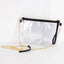Candace Double Zip Clear Crossbody - Black - Royal Standard