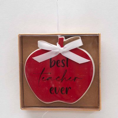 Best Teacher Ornament Ever - Royal Standard