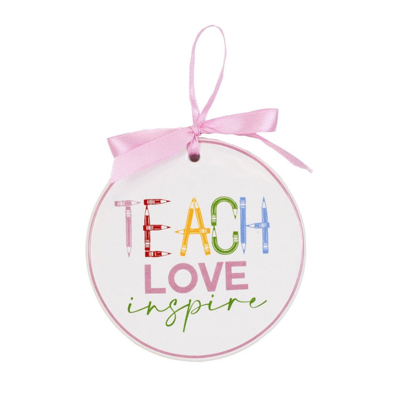 Teach Love Inspire Ornament - Royal Standard
