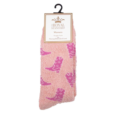 Women's Cowgirl Boots Snuggle Socks - Royal Standard