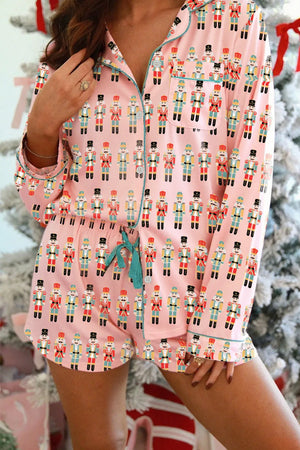 Nutcracker Dreams Long Sleeve Pajama Set – Pink