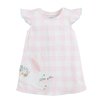 Bunny Check Dress - Mud Pie