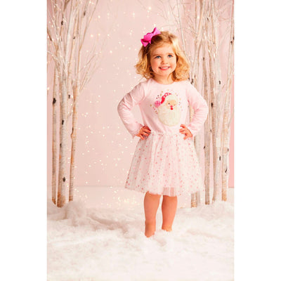 Pink Santa Tutu Dress - Mud Pie