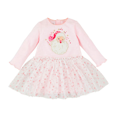 Pink Santa Tutu Dress - Mud Pie