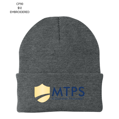 MTPS CP90  Port Authority® Knit Cap - Athletic Oxford