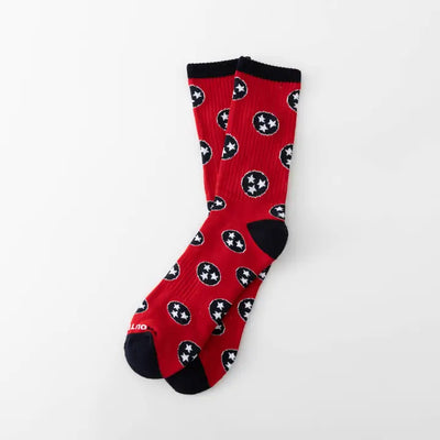 Sunset Red Tennessee Sock - TN Outfitters