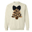 Leopard Christmas Tee Sweatshirt – Sand | Gildan