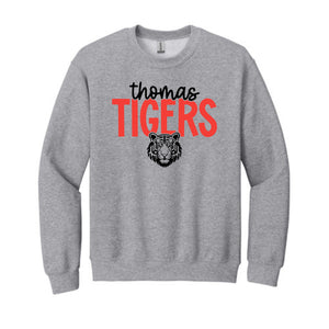 Thomas Tigers Crewneck Sweatshirt (Other Shirt Styles Available)
