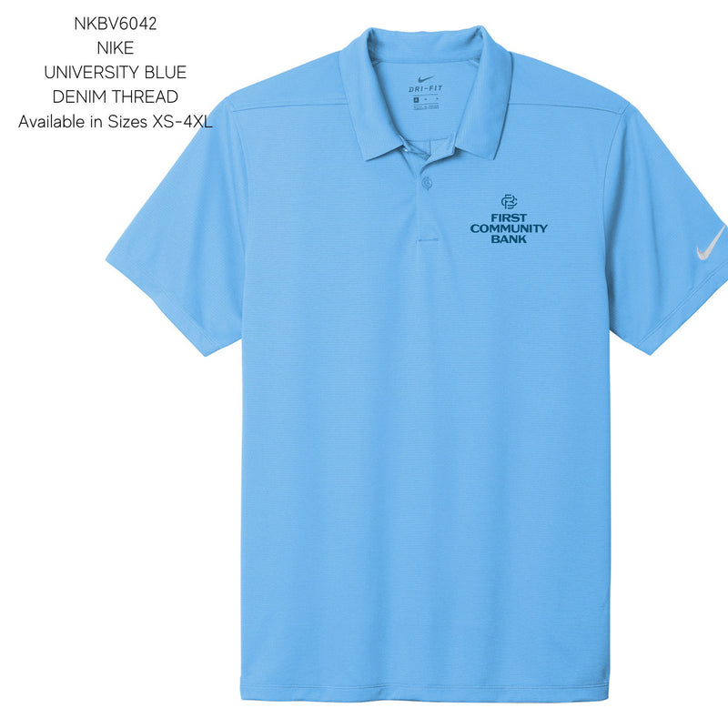 FCB Men's Nike Polo University Blue