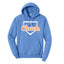 Clutch Softball Printed Hoodie- Carolina Blue (Click for More Logo Options)