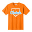 Clutch Softball Printed TShirt - Tennessee Orange (Click for More Logo Options)
