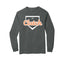 Clutch Softball Printed Long Sleeve Comfort Color - Pepper (Click for More Logo Options)