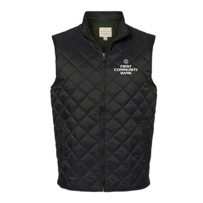 FCB 207359 Men's Vintage Diamond Quilted Vest