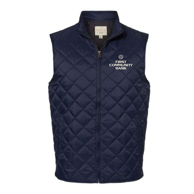 FCB 207359 Men's Vintage Diamond Quilted Vest