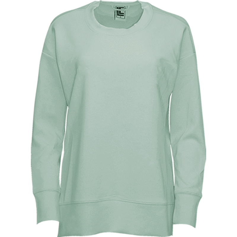 Sage - Modal Spandex High Low Crewneck