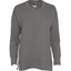 Taupe - Modal Spandex High Low Crewneck