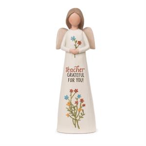 Fresh Flowers - Teacher Angel Figurine - Crossroads