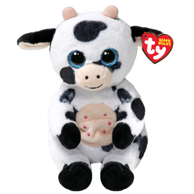 Herdly - Cow Belly - TY Beanie Baby