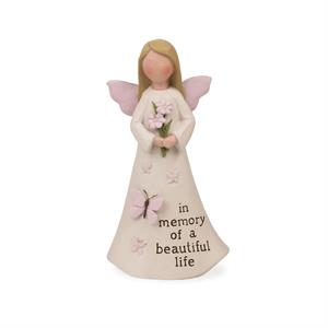 In Memory of a Beautiful Life Angel Figurine - Crossroads