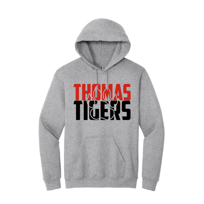 Thomas Tigers Paw Print Cutout Hoodie (Other Shirt Styles Available)