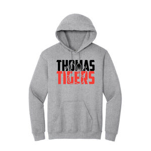 Thomas Tigers Paw Print Cutout Hoodie (Other Shirt Styles Available)
