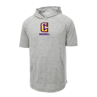 Sport-Tek ® PosiCharge ® Tri-Blend Wicking Short Sleeve Hoodie ST404