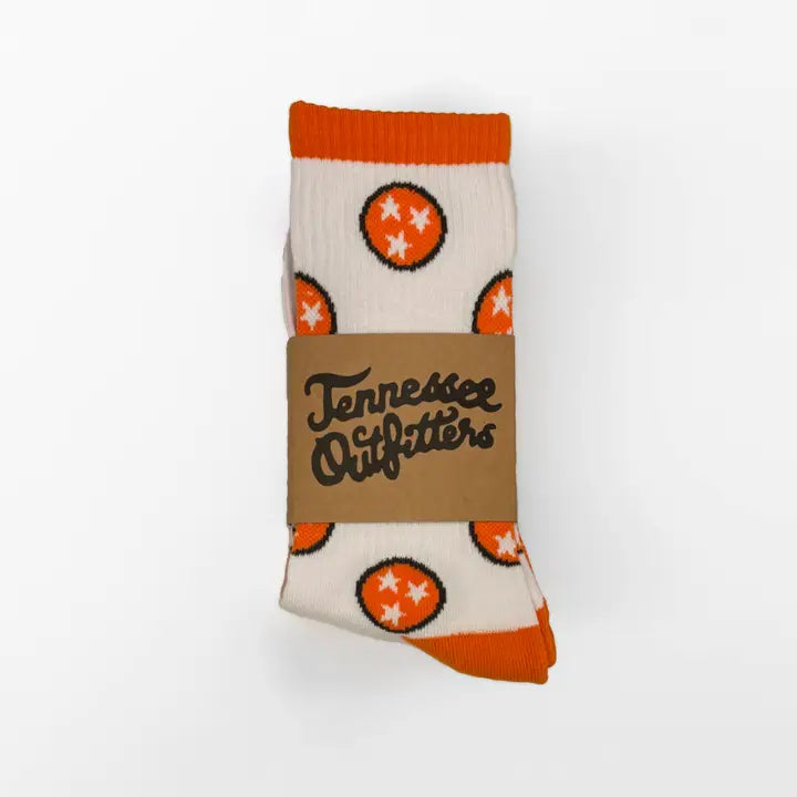 Stadium White Tennessee Sock - TN Outfitters