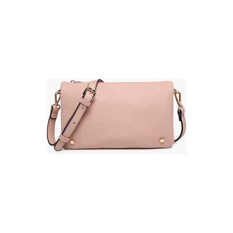 Phiona Studded Flapover Crossbody - Monogrammable