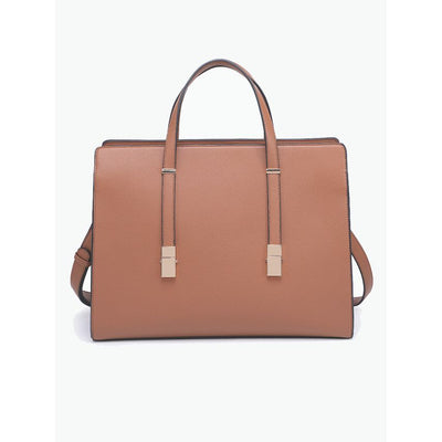 Sybil Convertible Tote Bag Taupe - Jen & Co