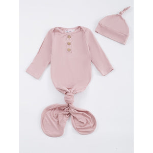 Blush Bamboo Baby Gown