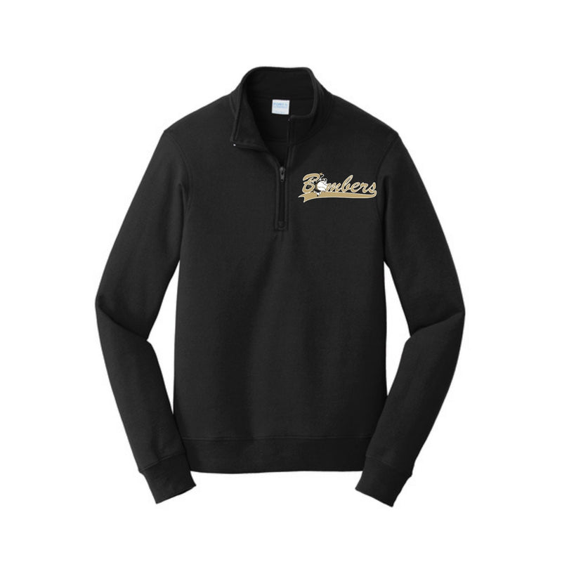 Bombers Baseball 1/4 Zip - Black