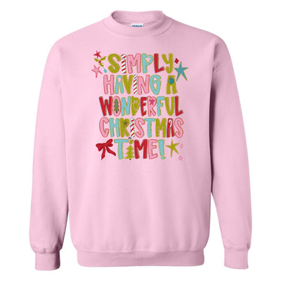 The Most Wonderful Time of the Year Sweatshirt – Pink | Gildan