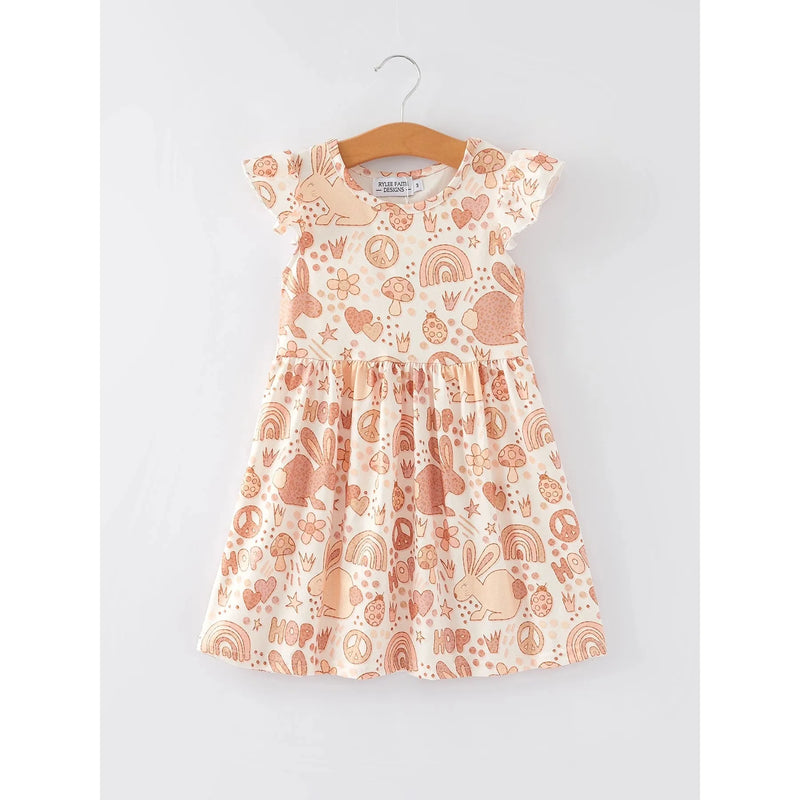 Easter Whimsy Floral Dress