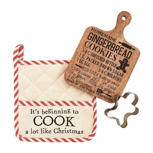 Whisk Merry Pot Holder & Board Set - Mud Pie