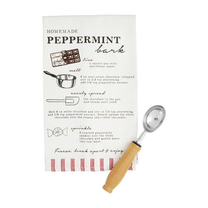 Peppermint Recipe Towel Set - Mud Pie
