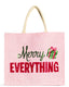 Merry Everything Sequin Carryall Tote - Royal Standard