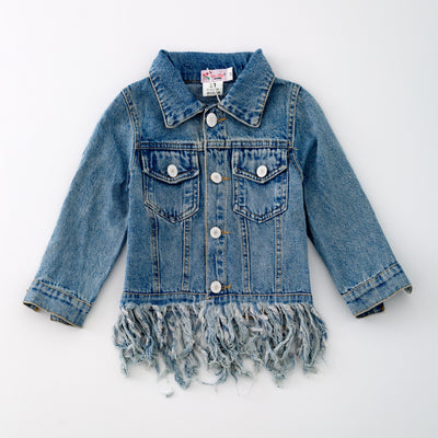 Fringe Jean Jacket - Clover Cottage