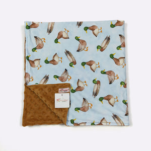 Waterfowl Minky Blanket - Clover Cottage