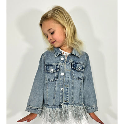 Fringe Jean Jacket - Clover Cottage