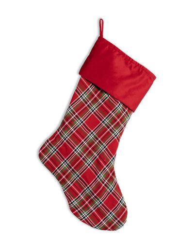 Christmas Plaid Stocking - Royal Standard