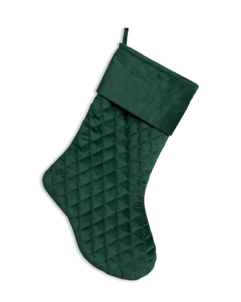 Green Quilted Stocking - Royal Standard