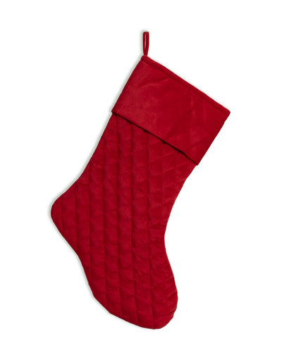 Red Quilted Stocking - Royal Standard